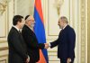 ראש ממשלת ארמניה, ניקול פשיניאן מקבל את שגריר ישראל יואל אריה